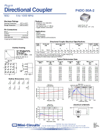 Datasheet NSBP-108+ manufacturer Mini-Circuits